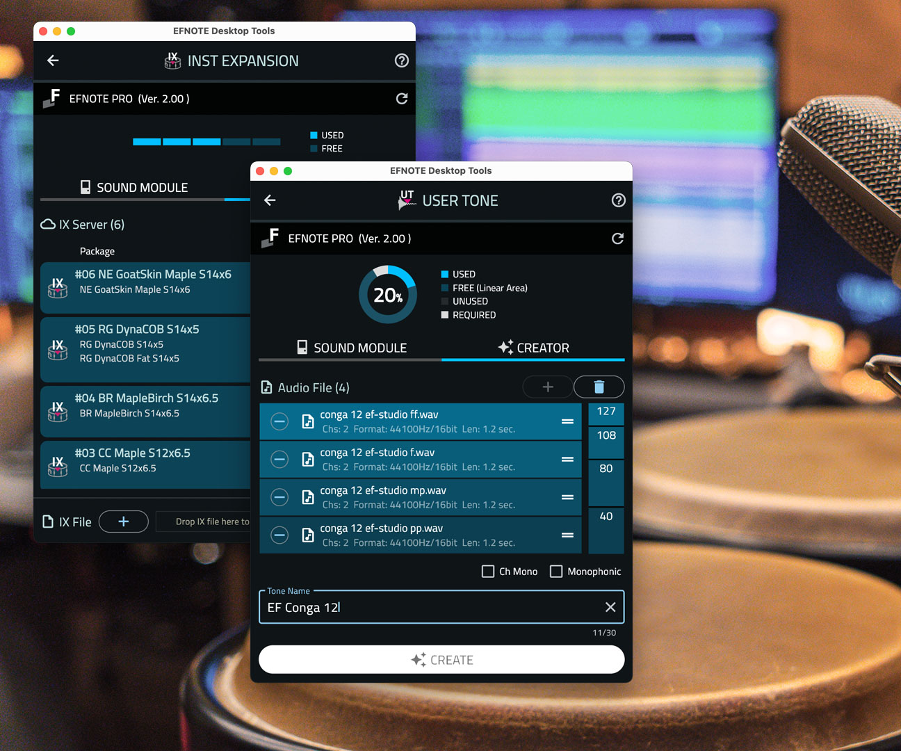 Electronic Drums EFNOTE PRO