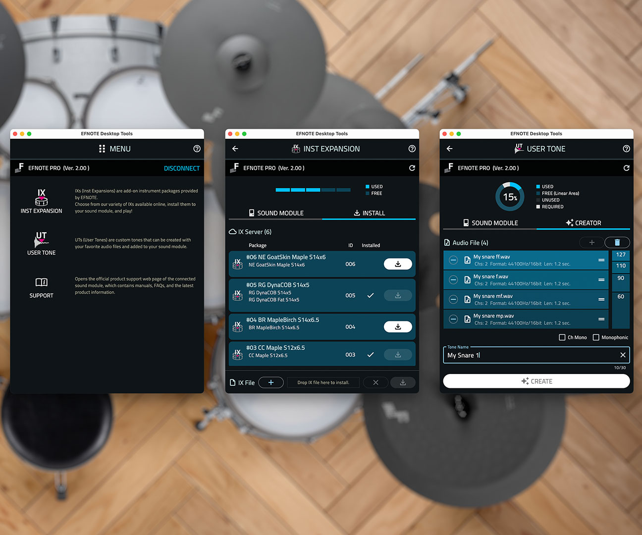 Electronic Drums EFNOTE PRO
